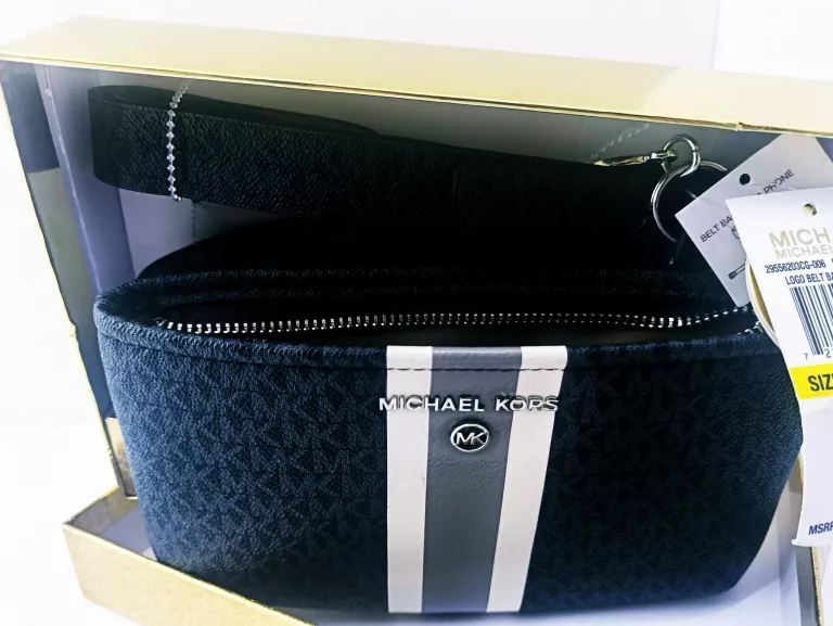 MICHAEL KORS TOREBKA DAMSKA CZARNO SZARA