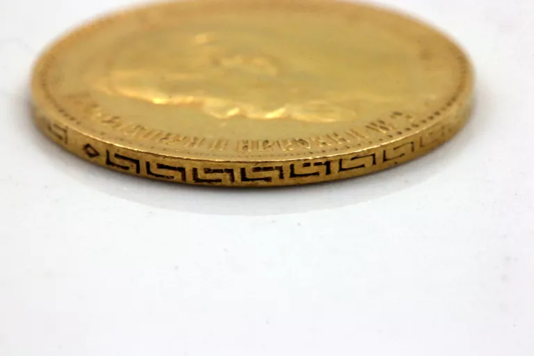 ZŁOTA MONETA 5 RUBLI 1898R 4.3G PR. 900