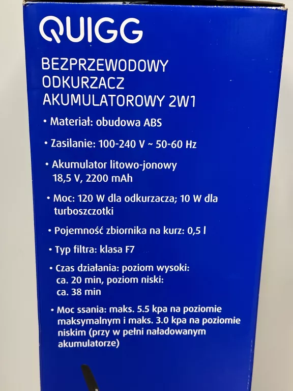 odkurzacz-bezprzewodowy-pionowy-quigg-2w1-stan-powystawowy