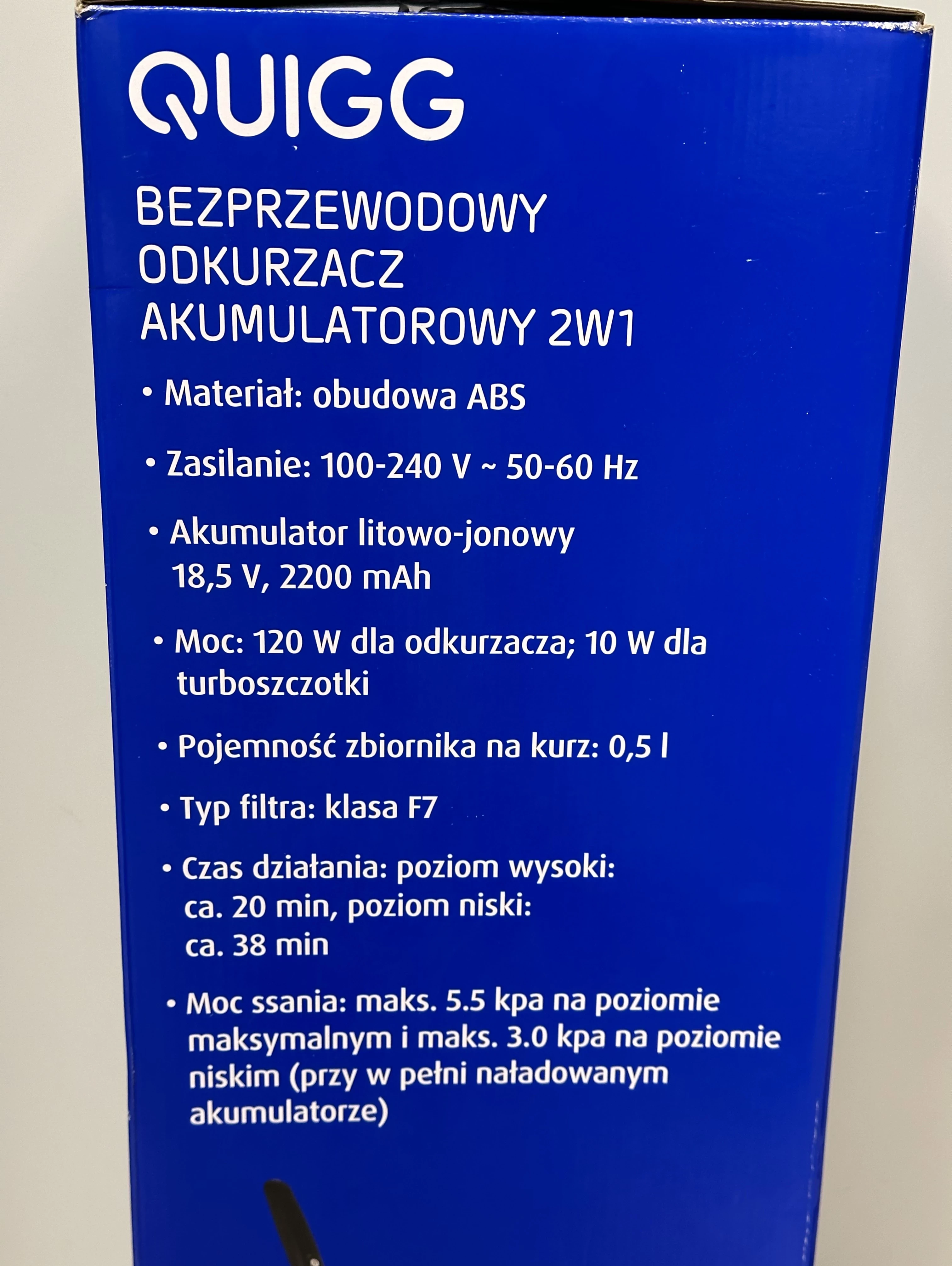 odkurzacz-bezprzewodowy-pionowy-quigg-2w1-stan-powystawowy