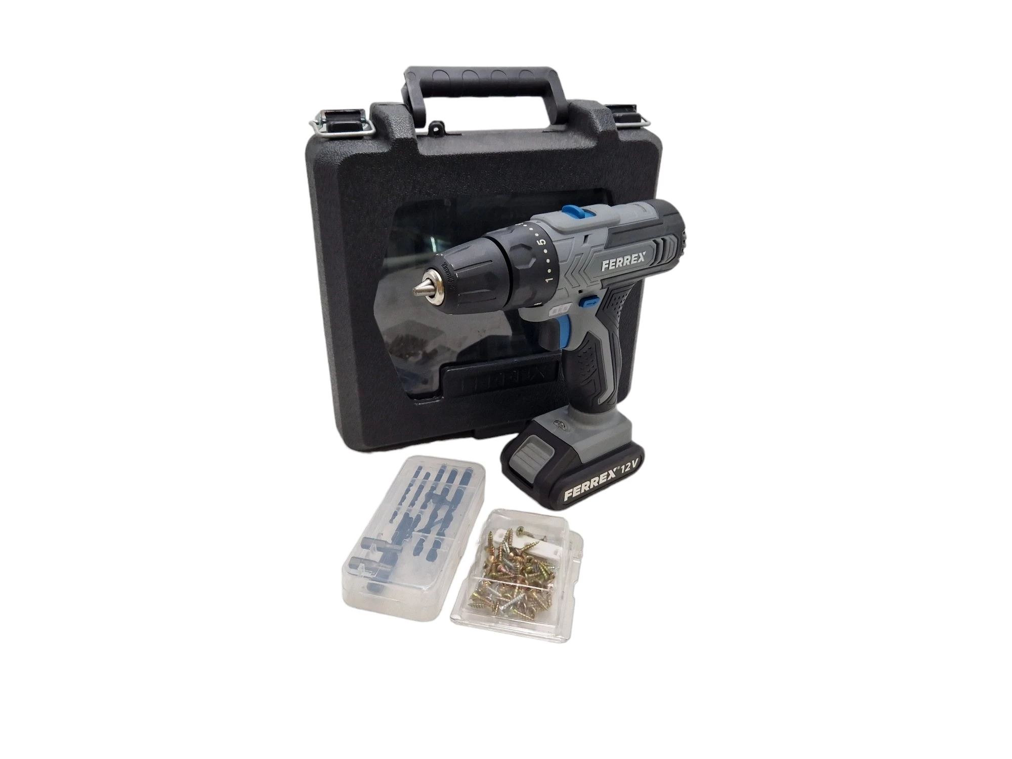 FERREX WIERTARKO-WKRĘTARKA AKUMULATOROWA 12 V FB 12-IN | Wkrętarki ...