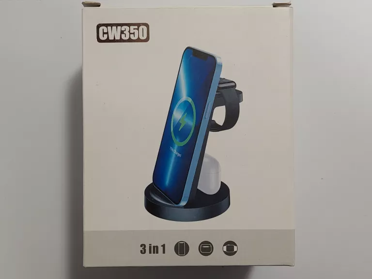 BEZPRZEWODOWA ŁADOWARKA INDUKCYJNA Z ADAPTEREM 18 W 3