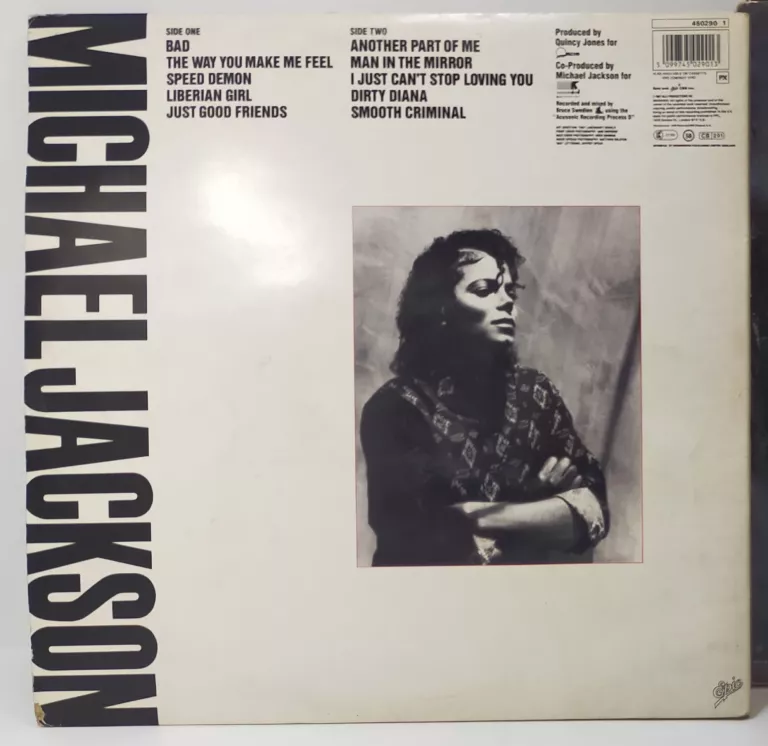 PŁYTA WINYLOWA MICHAEL JACKSON BAD
