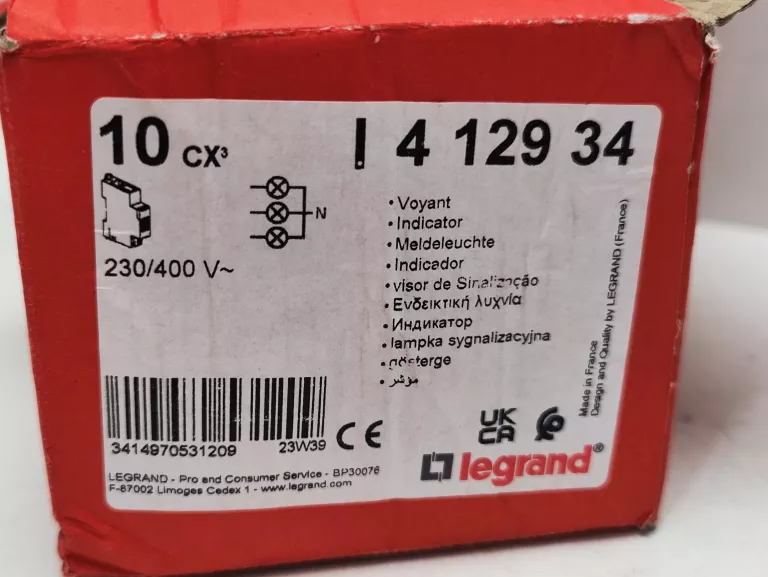 LEGRAND LAMPKA SYGNALIZACYJNA 3F LED 412934 22503