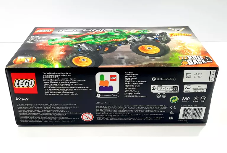 LEGO TECHNIC MONSTER JAM DRAGON 42149