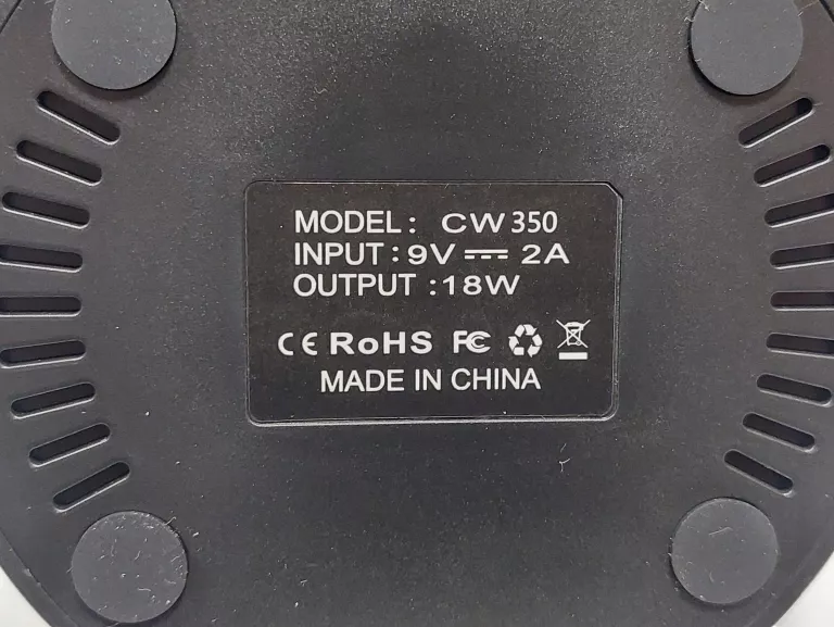 BEZPRZEWODOWA ŁADOWARKA INDUKCYJNA Z ADAPTEREM 18 W 3