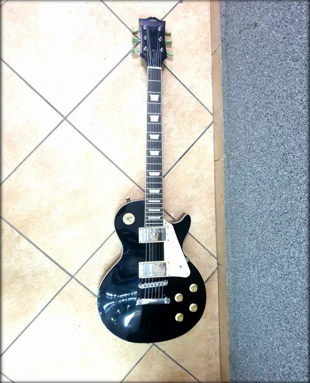 GITARA ELEKTRYCZNA CZARNA