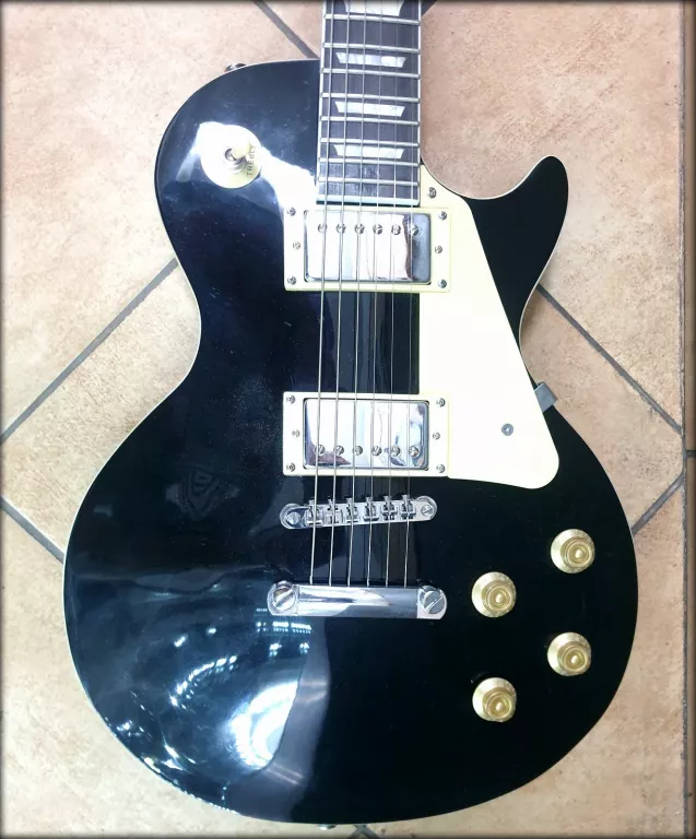GITARA ELEKTRYCZNA CZARNA