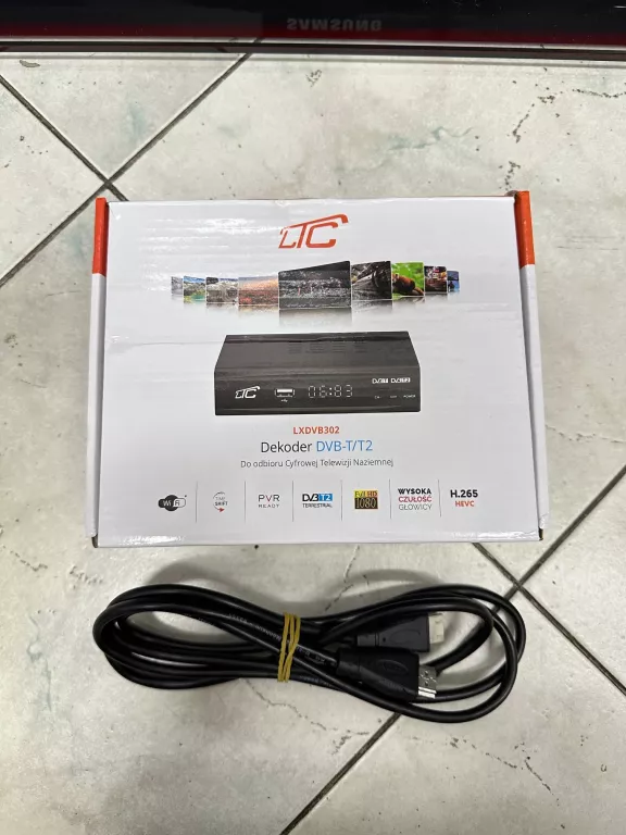 TELEWIZOR SAMSUNG LE40B551A6W + DEKODER DVB-T2