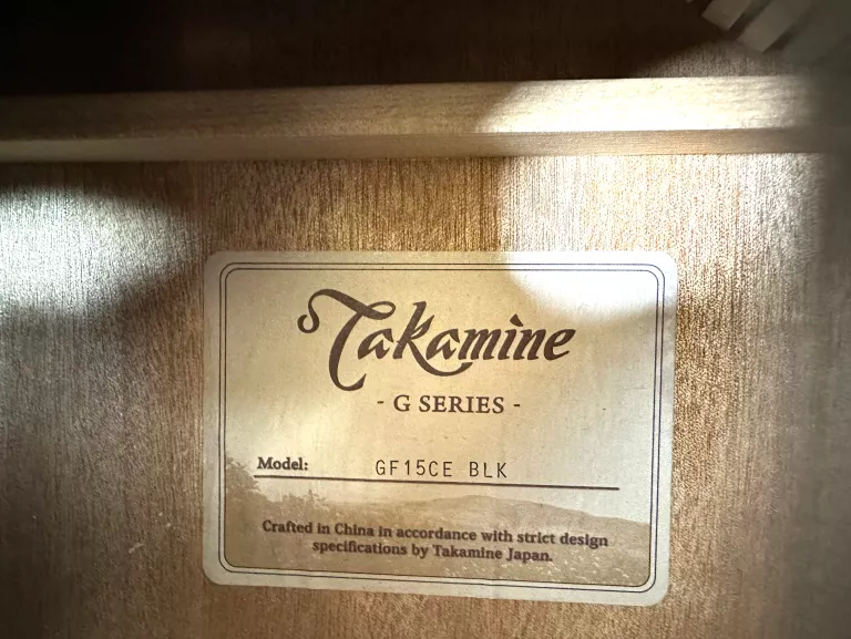 GITARA ELEKTROAKUSTYCZNA TAKAMINE GF15CE-BLK