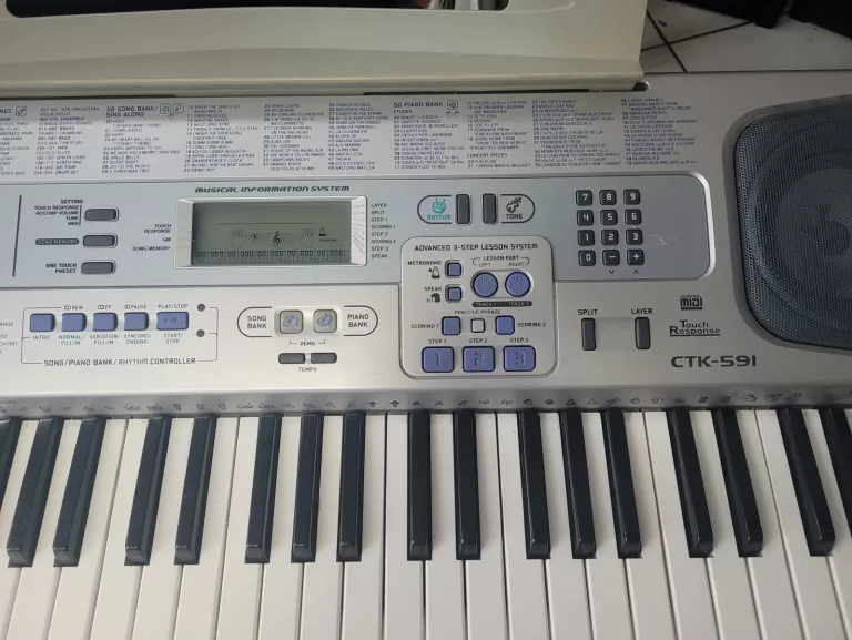 KEYBOARD CASIO CTK-591 + ZASILACZ