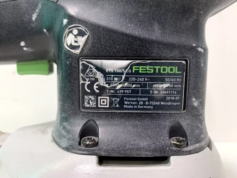 SZLIFIERKA MIMOŚRODOWA FESTOOL ETS 150/5 POLECAM