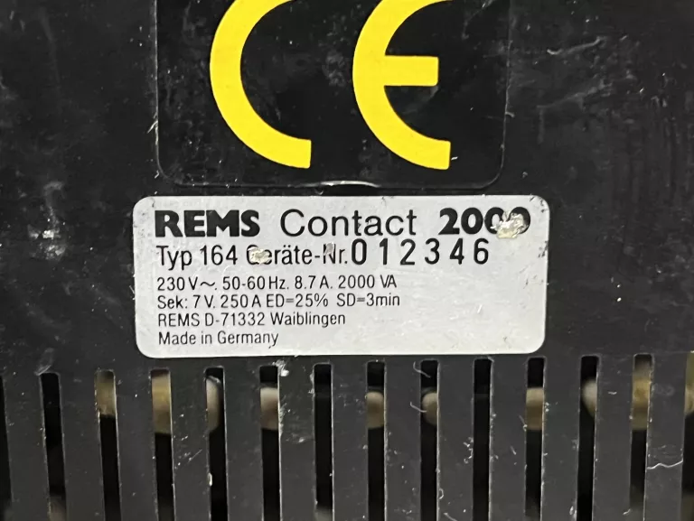 LUTOWNICA ELEKTRYCZNA REMS CONTACT 2000