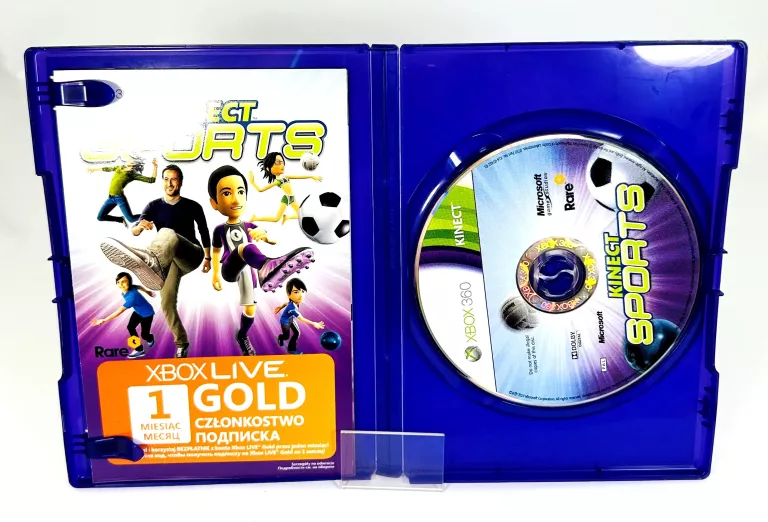 GRA KINECT SPORTS XBOX360 PORYSOWANA PŁYTA