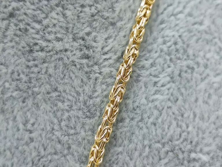 ZŁOTY ŁAŃCUSZEK SPLOT KRÓLEWSKI 10,94G PR.585 14K DŁ. 55CM