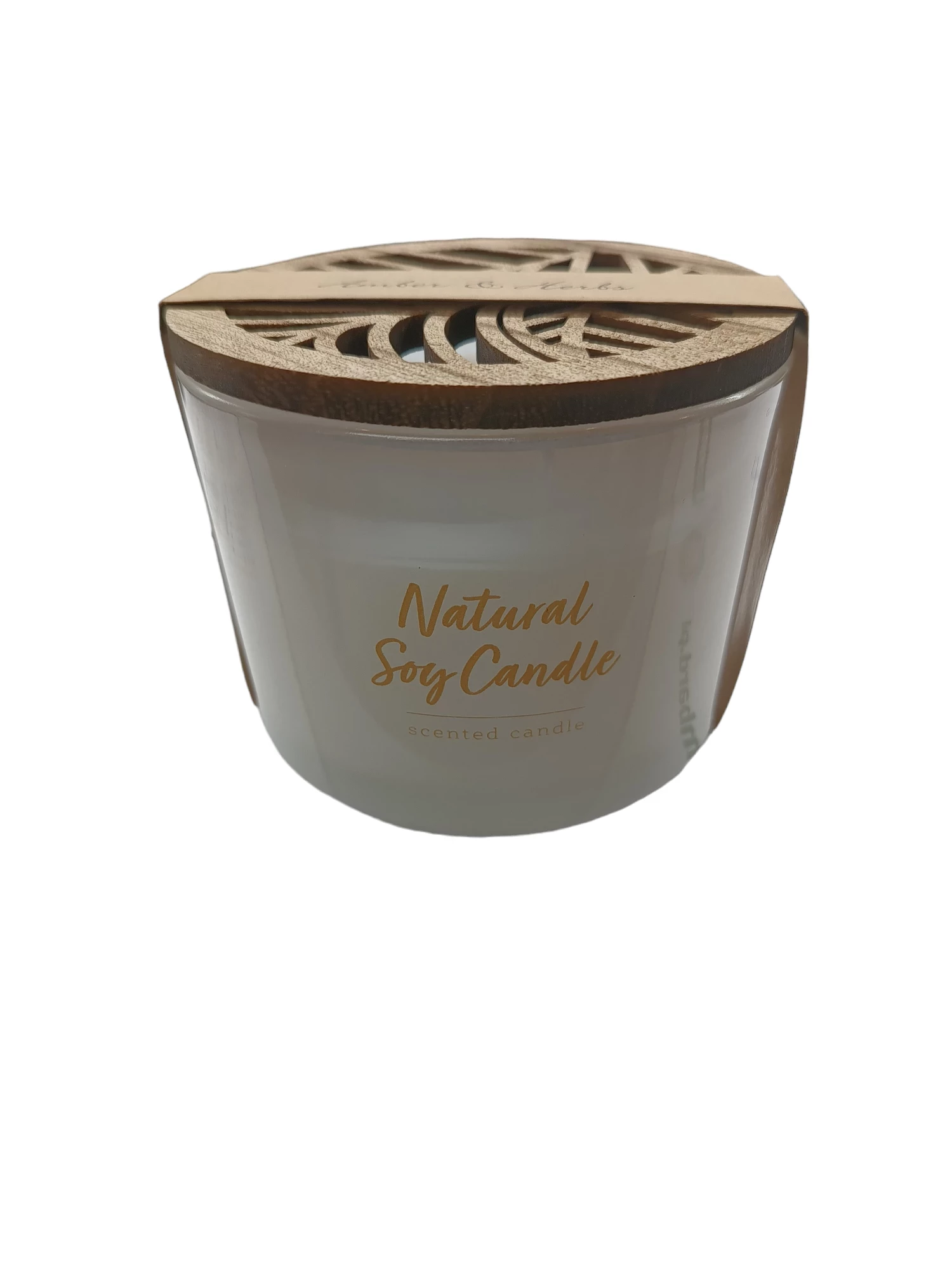 ŚWIECA ZAPACHOWA NATURAL SOY CANDLE PEPCO BIAŁA Świece Loombard.pl