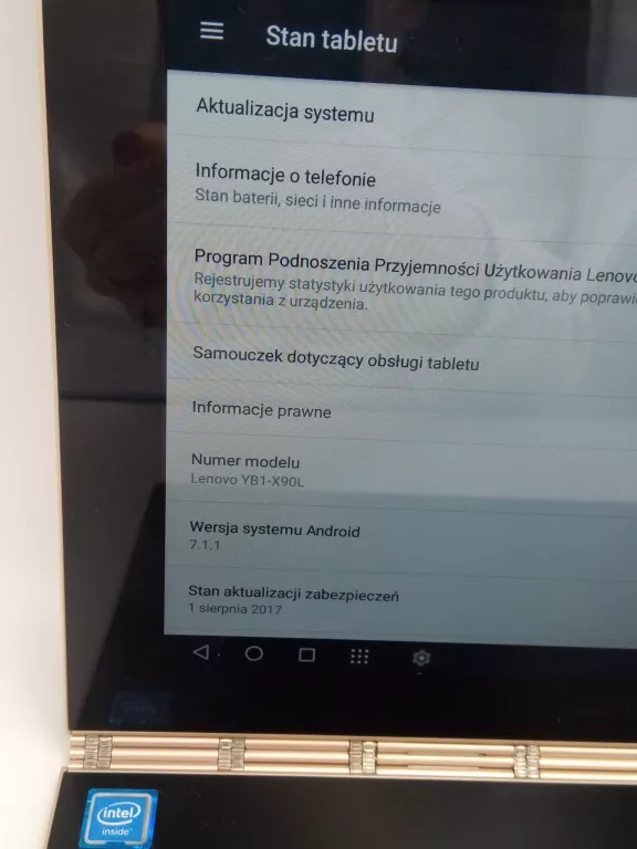 TABLET LENOVO YOGA BOOK (YB1-X91L) (ZA160009PL) CZARNA