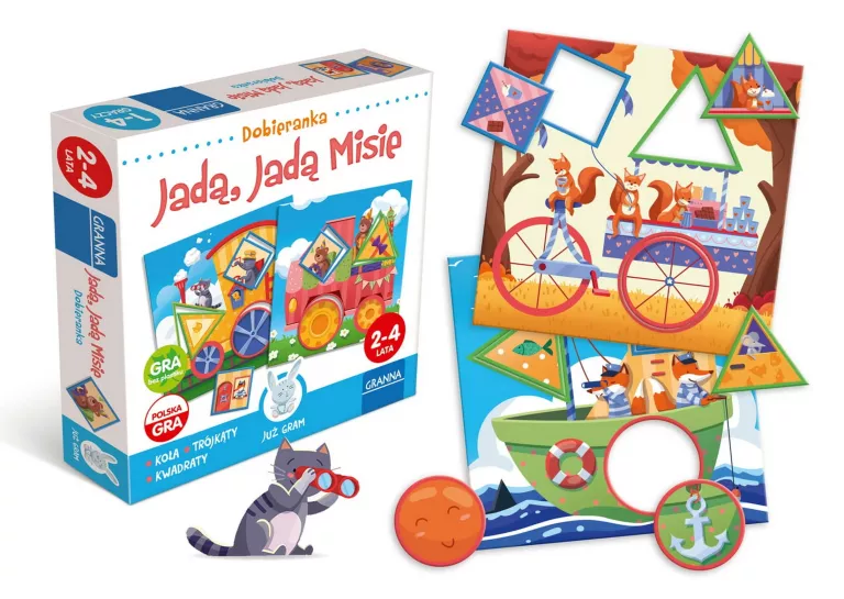 GRA DLA DZIECI JADĄ, JADĄ MISIE GRANNA (FOLIA)