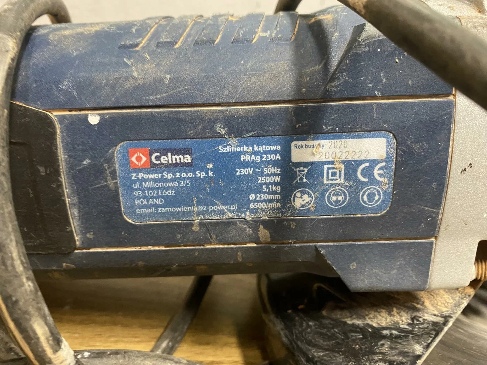 szlifierka-katowa-celma-prag-230-opis-kod-producenta-prag-230geo