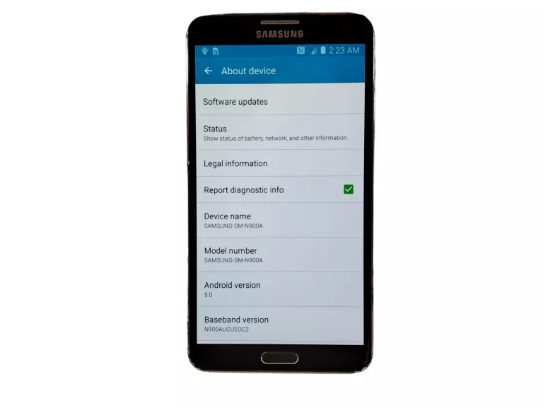 TELEFON SAMSUNG GALAXY NOTE 3 SM-N900A 3/32GB ENG MENU/US VER.