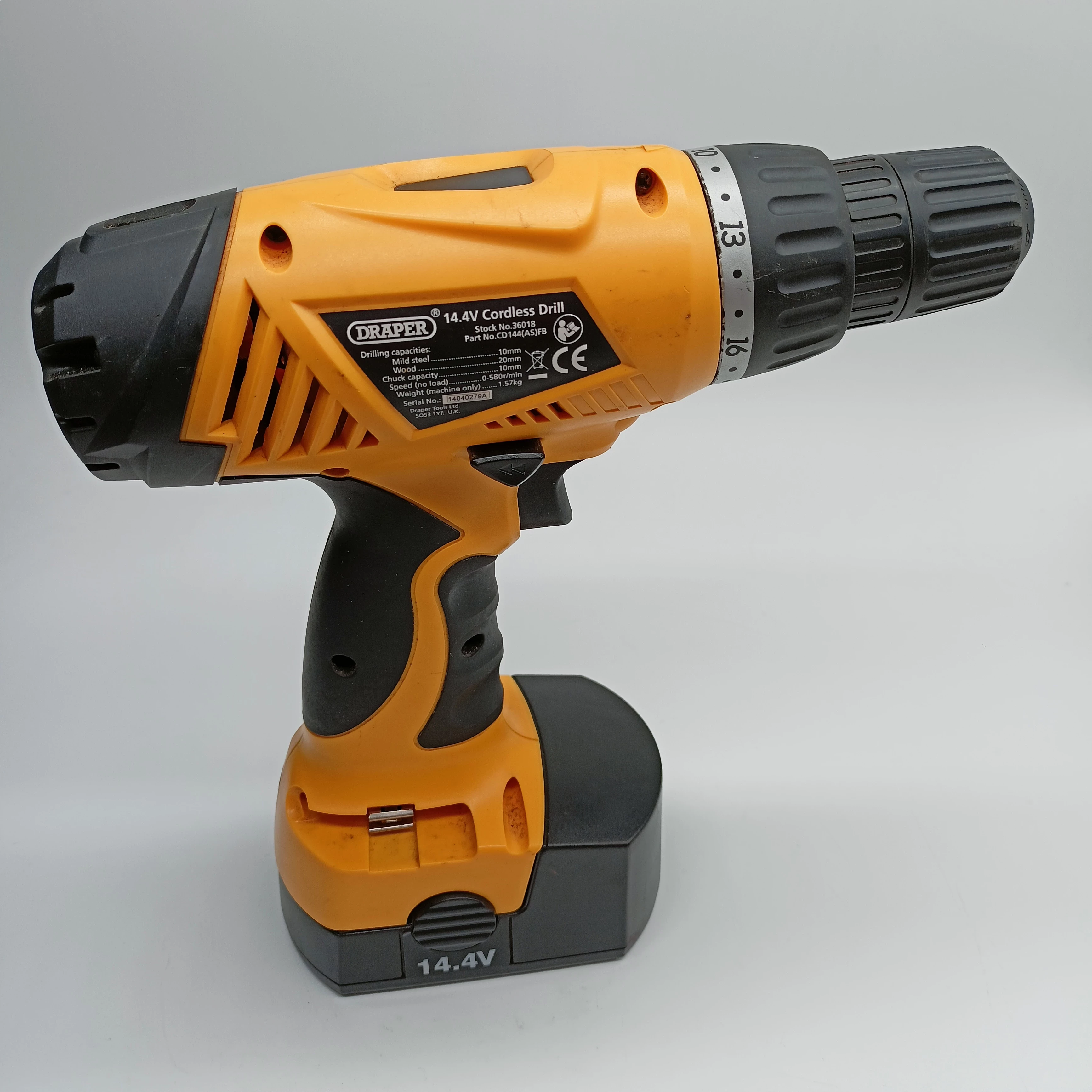 Draper 14.4 discount v cordless drill