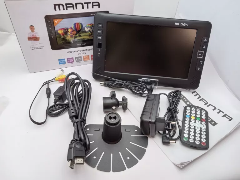 TELEWIZOR SAMOCHODOWY MANTA LED902 KOMPLET