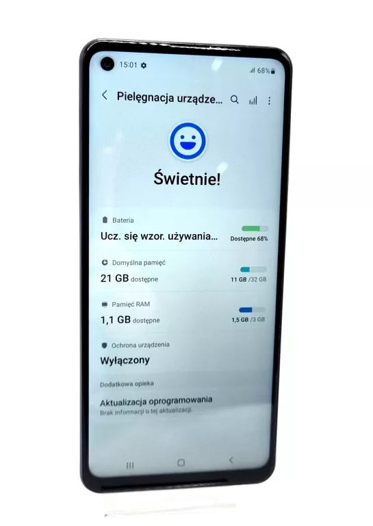 TELEFON SAMSUNG GALAXY A21S 3 GB / 32 GB / NIEBIESKI