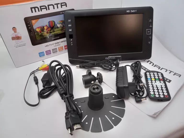 TELEWIZOR SAMOCHODOWY MANTA LED902 KOMPLET