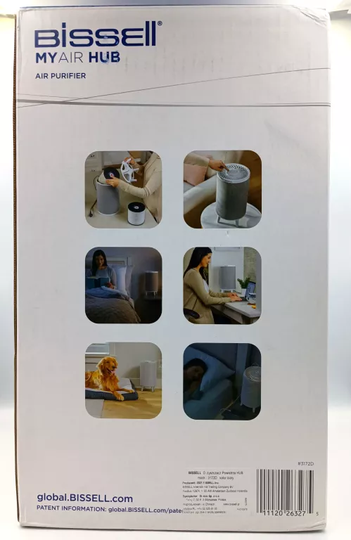 oczyszczacz-powietrza-bissell-myair-hub-3172d-kpl-stan-uzywany