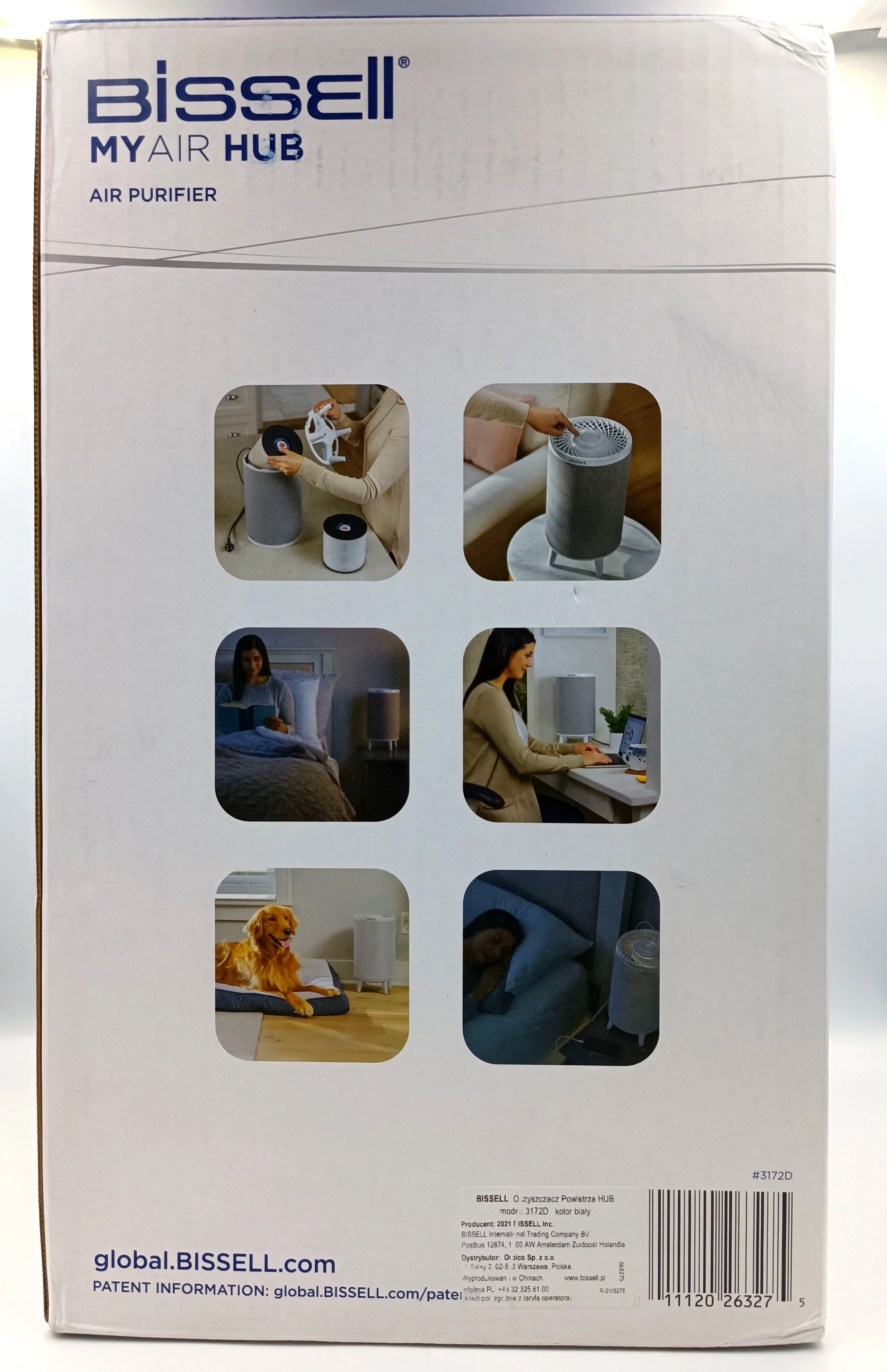 oczyszczacz-powietrza-bissell-myair-hub-3172d-kpl-stan-uzywany