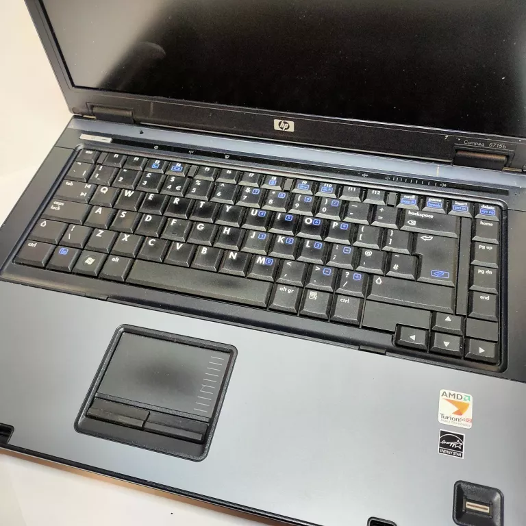 LAPTOP HP COMPAQ 6715B BRAK ZASILACZA NA CZĘŚCI