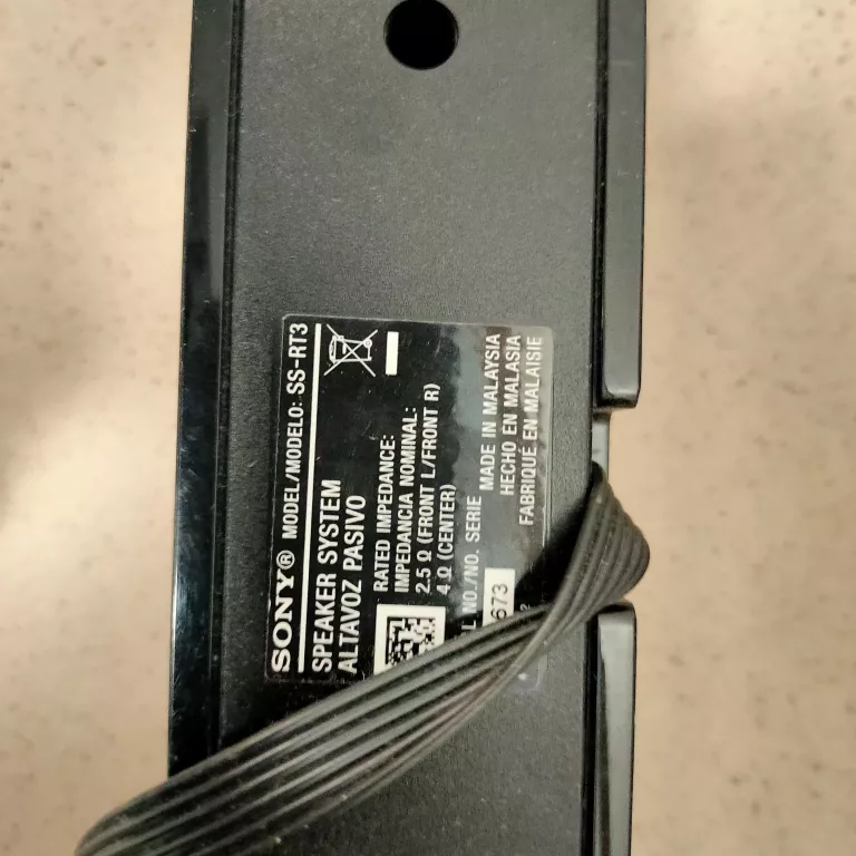 SOUNDBAR SONY SS-RT3