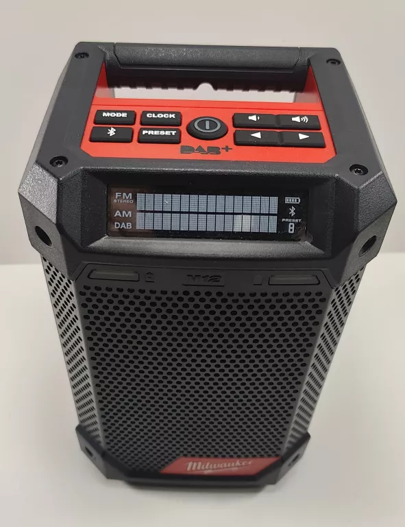 JAK NOWE RADIO BUDOWLANE MILWAUKEE M12 RCDAB+-0 KOMPLET