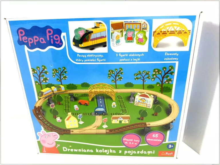 trefl-elektryczna-drewniana-kolejka-z-pojazdami-swinka-peppa-65-elementow-starowislna-16-krakow