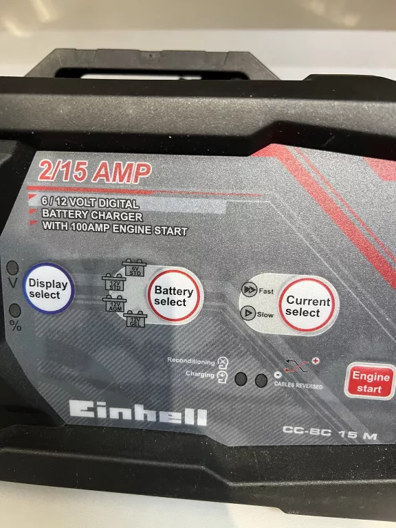 PROSTOWNIK EINHELL CC-BC 15 M 6/12V/ PUDEŁKO / EAN: 4006825614312