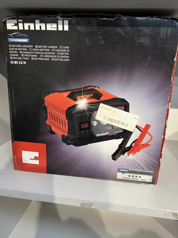 PROSTOWNIK EINHELL CC-BC 15 M 6/12V/ PUDEŁKO / EAN: 4006825614312