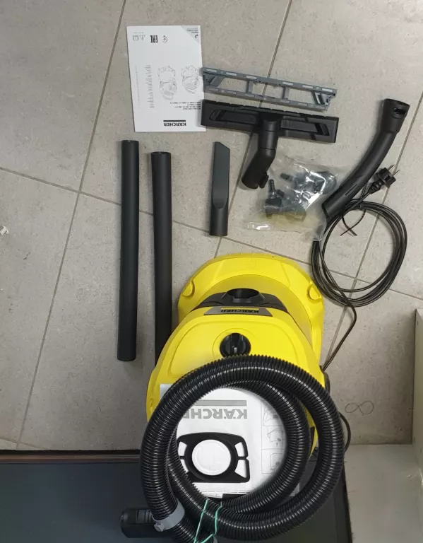 ODKURZACZ KARCHER WD3 KOMPLET STAN IDEALNY