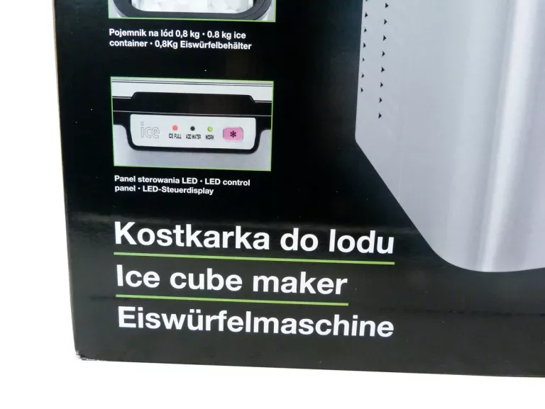 KOSTKARKA DO LODU GÖTZE & JENSEN IM701X INOX POJEMNIK 2.2 L