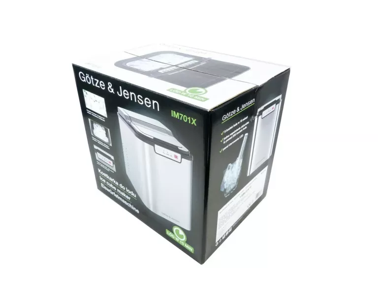 KOSTKARKA DO LODU GÖTZE & JENSEN IM701X INOX POJEMNIK 2.2 L