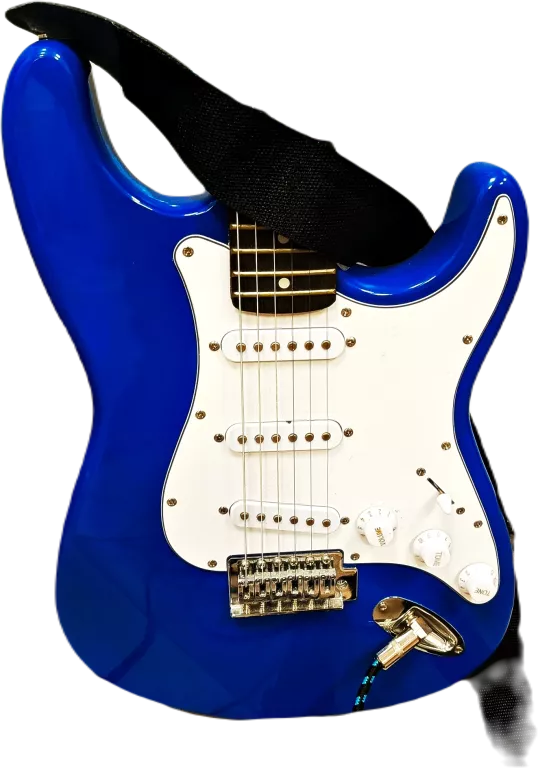 GITARA ELEKTRYCZNA ROCKTILE PLUS WZMACNIACZ GITAROWY GF-15 240 V
