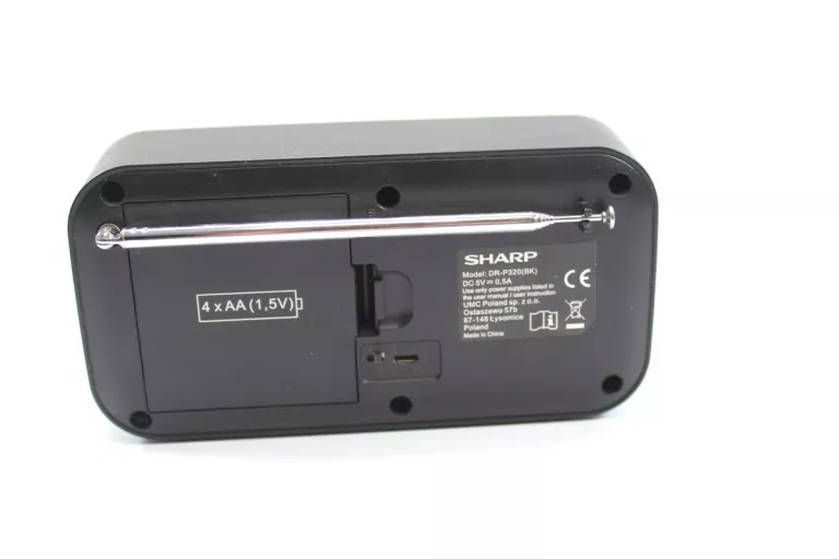 SHARP DR-P320WH PRZENOŚNE RADIO CYFROWE DAB+ FM