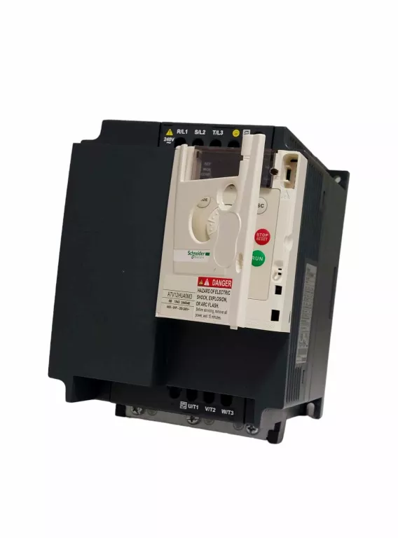 PRZEMIENNIK CZĘSTOTLIWOŚCI ATV12 3 FAZOWE 200/240VAC 50/60HZ 4KW 16.7A IP2