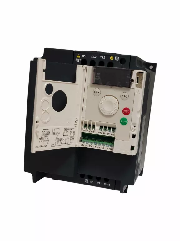 PRZEMIENNIK CZĘSTOTLIWOŚCI ATV12 3 FAZOWE 200/240VAC 50/60HZ 4KW 16.7A IP2