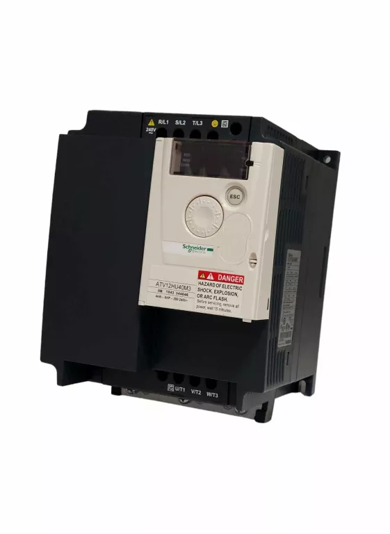 PRZEMIENNIK CZĘSTOTLIWOŚCI ATV12 3 FAZOWE 200/240VAC 50/60HZ 4KW 16.7A IP2