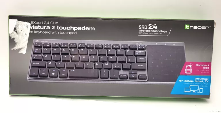 KLAWIATURA Z TOUCHPADEM TRACER EXPERT 2,4 GHZ