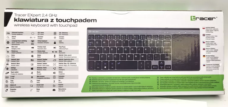 KLAWIATURA Z TOUCHPADEM TRACER EXPERT 2,4 GHZ