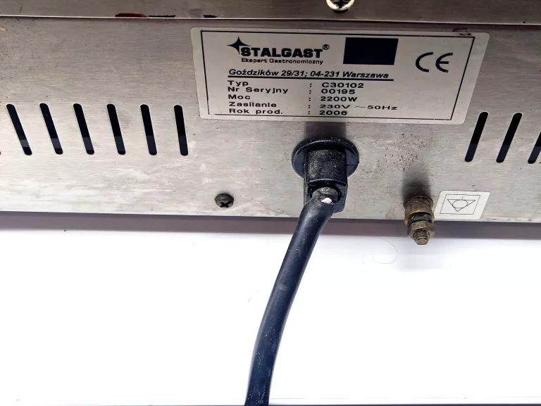PROFESJONALNY GRILL STALGAST CATERINA C30102 2200W