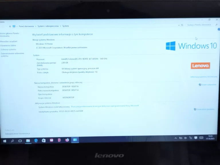 LAPTOP LENOVO YOGA 300-11IBR