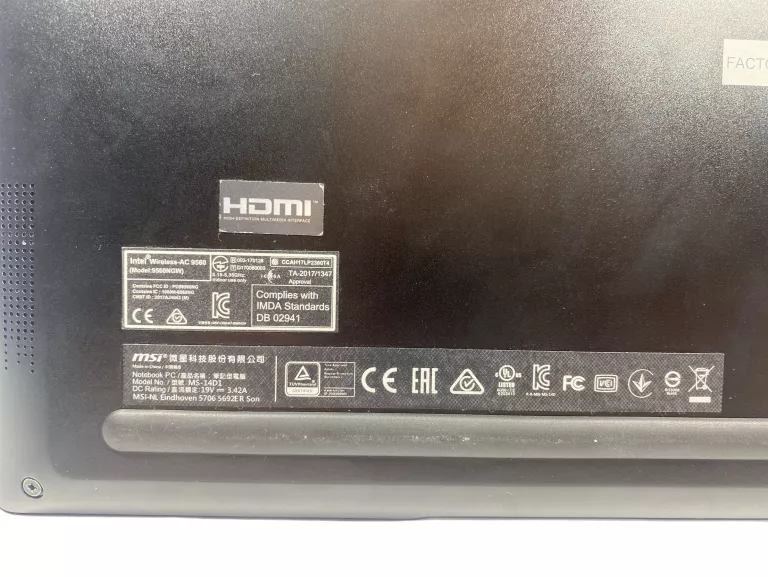 LAPTOP MSI MODERN 14 B10MW-037PL I5 8GB 512GB WIN1