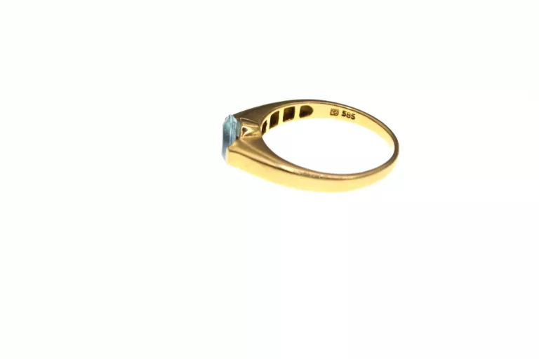 WYRÓB JUBILERSKI UŻYWANY  PIERŚCIONEK PR.585